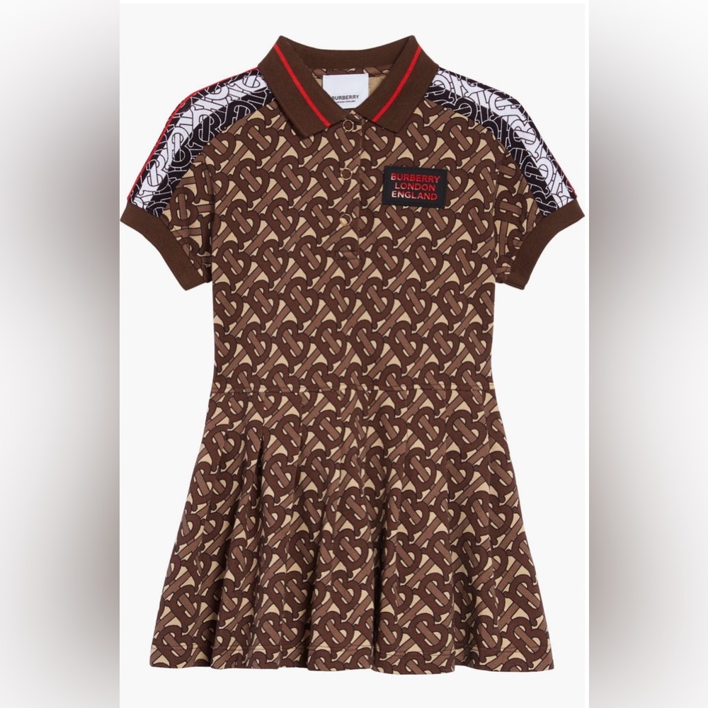 Stunning girls Kayleigh Burberry dress with pleated skirt in excellent condition